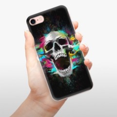 Odolné silikonové pouzdro iSaprio - Skull in Colors - iPhone 7