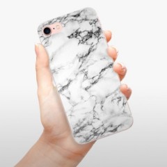 Odolné silikonové pouzdro iSaprio - White Marble 01 - iPhone 7