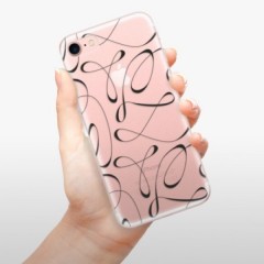 Odolné silikonové pouzdro iSaprio - Fancy - black - iPhone 7