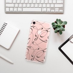 Odolné silikonové pouzdro iSaprio - Fancy - black - iPhone 7
