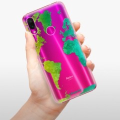 Plastové pouzdro iSaprio - Cold Map - Xiaomi Redmi Note 7