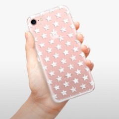 Odolné silikonové pouzdro iSaprio - Stars Pattern - white - iPhone 7