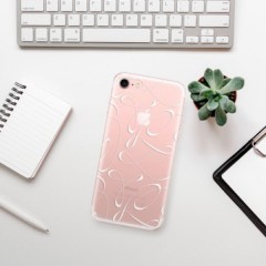 Odolné silikonové pouzdro iSaprio - Fancy - white - iPhone 7
