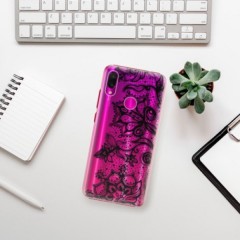 Plastové pouzdro iSaprio - Black Lace - Xiaomi Redmi Note 7
