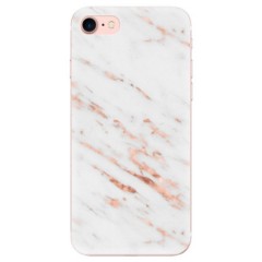 Odolné silikonové pouzdro iSaprio - Rose Gold Marble - iPhone 7