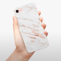 Odolné silikonové pouzdro iSaprio - Rose Gold Marble - iPhone 7