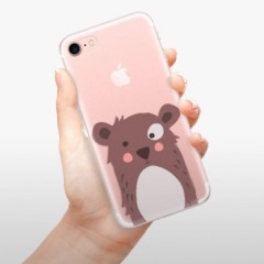 Odolné silikonové pouzdro iSaprio - Brown Bear - iPhone 7
