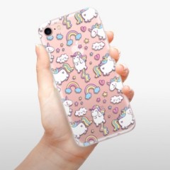 Odolné silikonové pouzdro iSaprio - Unicorn pattern 02 - iPhone 7
