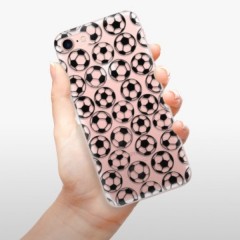 Odolné silikonové pouzdro iSaprio - Football pattern - black - iPhone 7