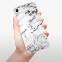 Odolné silikonové pouzdro iSaprio - White Marble 01 - iPhone 8