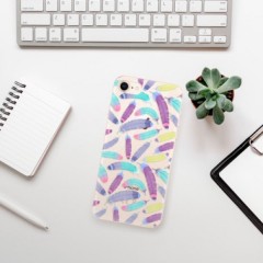 Odolné silikonové pouzdro iSaprio - Feather Pattern 01 - iPhone 8