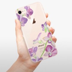 Odolné silikonové pouzdro iSaprio - Purple Orchid - iPhone 8