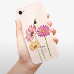 Odolné silikonové pouzdro iSaprio - Three Flowers - iPhone 8