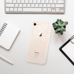 Odolné silikonové pouzdro iSaprio - Fancy - white - iPhone 8