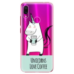 Plastové pouzdro iSaprio - Unicorns Love Coffee - Xiaomi Redmi Note 7