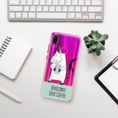 Plastové pouzdro iSaprio - Unicorns Love Coffee - Xiaomi Redmi Note 7