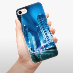 Odolné silikonové pouzdro iSaprio - Night City Blue - iPhone 8