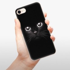 Odolné silikonové pouzdro iSaprio - Black Cat - iPhone 8