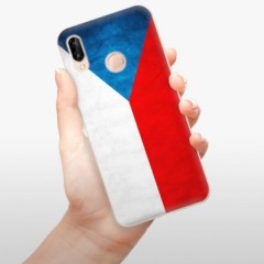 Odolné silikonové pouzdro iSaprio - Czech Flag - Huawei P20 Lite