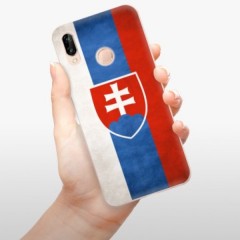 Odolné silikonové pouzdro iSaprio - Slovakia Flag - Huawei P20 Lite