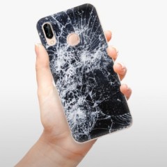 Odolné silikonové pouzdro iSaprio - Cracked - Huawei P20 Lite