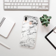 Odolné silikonové pouzdro iSaprio - White Marble 01 - Huawei P20 Lite