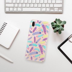 Odolné silikonové pouzdro iSaprio - Feather Pattern 01 - Huawei P20 Lite