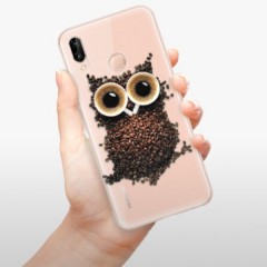 Odolné silikonové pouzdro iSaprio - Owl And Coffee - Huawei P20 Lite