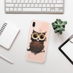 Odolné silikonové pouzdro iSaprio - Owl And Coffee - Huawei P20 Lite