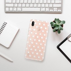 Odolné silikonové pouzdro iSaprio - Stars Pattern - white - Huawei P20 Lite