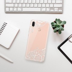 Odolné silikonové pouzdro iSaprio - White Lace 02 - Huawei P20 Lite