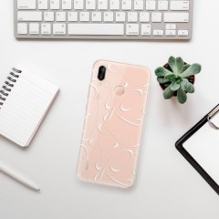 Odolné silikonové pouzdro iSaprio - Fancy - white - Huawei P20 Lite