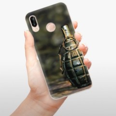 Odolné silikonové pouzdro iSaprio - Grenade - Huawei P20 Lite