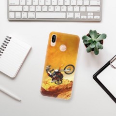 Odolné silikonové pouzdro iSaprio - Motocross - Huawei P20 Lite