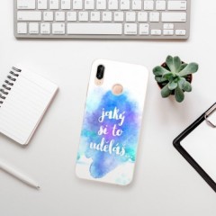 Odolné silikonové pouzdro iSaprio - Jaký si to uděláš - Huawei P20 Lite