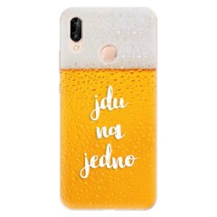 Odolné silikonové pouzdro iSaprio - Jdu na jedno - Huawei P20 Lite