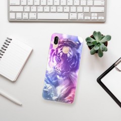 Odolné silikonové pouzdro iSaprio - Purple Tiger - Huawei P20 Lite