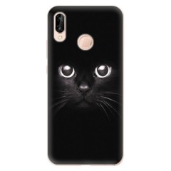 Odolné silikonové pouzdro iSaprio - Black Cat - Huawei P20 Lite