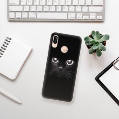 Odolné silikonové pouzdro iSaprio - Black Cat - Huawei P20 Lite