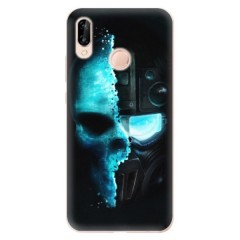 Odolné silikonové pouzdro iSaprio - Roboskull - Huawei P20 Lite