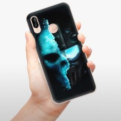 Odolné silikonové pouzdro iSaprio - Roboskull - Huawei P20 Lite