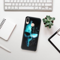 Odolné silikonové pouzdro iSaprio - Roboskull - Huawei P20 Lite