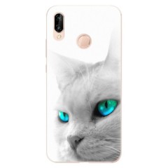 Odolné silikonové pouzdro iSaprio - Cats Eyes - Huawei P20 Lite