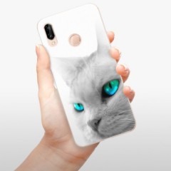 Odolné silikonové pouzdro iSaprio - Cats Eyes - Huawei P20 Lite