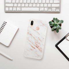 Odolné silikonové pouzdro iSaprio - Rose Gold Marble - Huawei P20 Lite