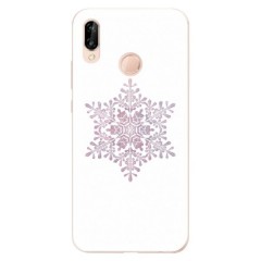Odolné silikonové pouzdro iSaprio - Snow Flake - Huawei P20 Lite