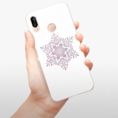 Odolné silikonové pouzdro iSaprio - Snow Flake - Huawei P20 Lite