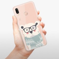 Odolné silikonové pouzdro iSaprio - Bear with Scarf - Huawei P20 Lite
