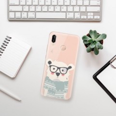 Odolné silikonové pouzdro iSaprio - Bear with Scarf - Huawei P20 Lite