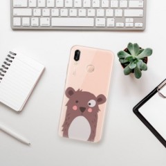 Odolné silikonové pouzdro iSaprio - Brown Bear - Huawei P20 Lite